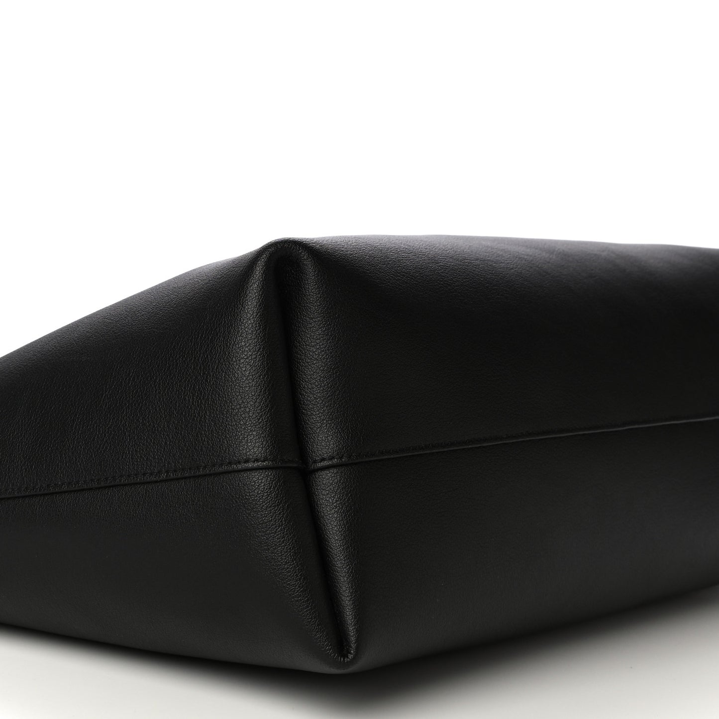 Calfskin Large Shopping Tote Black