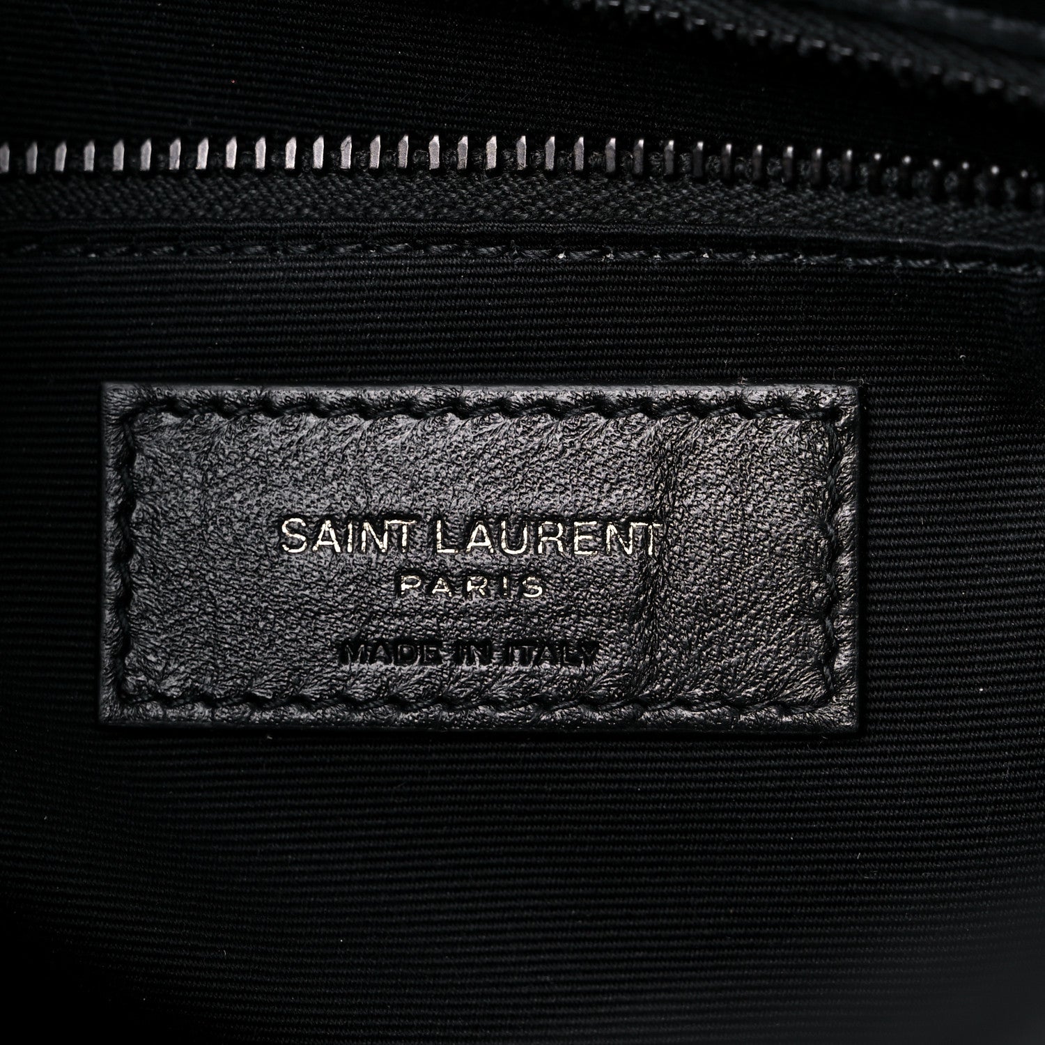 Saint Laurent Crinkled Calfskin Matelasse Monogram Medium Niki Shopper Tote Black 7 of 9