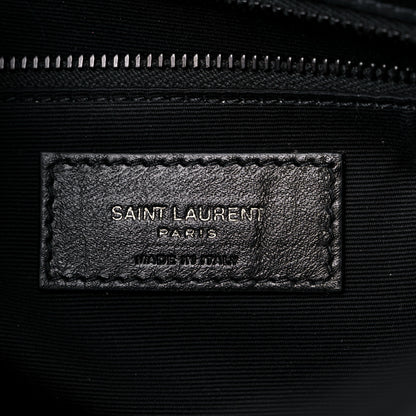 Saint Laurent Crinkled Calfskin Matelasse Monogram Medium Niki Shopper Tote Black 7 of 9