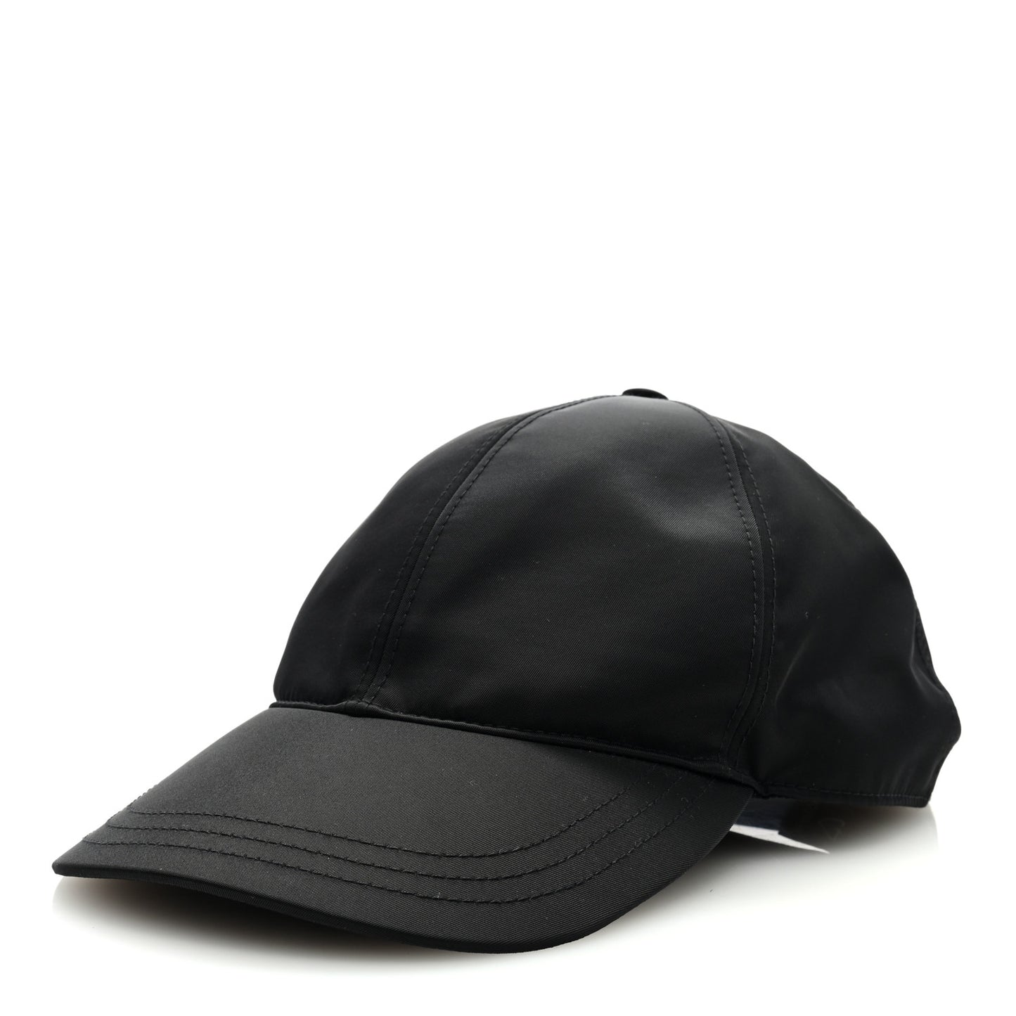 Tessuto Nylon Logo Baseball Cap M Black