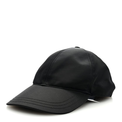 Prada Tessuto Nylon Logo Baseball Cap M Black 1 of 7