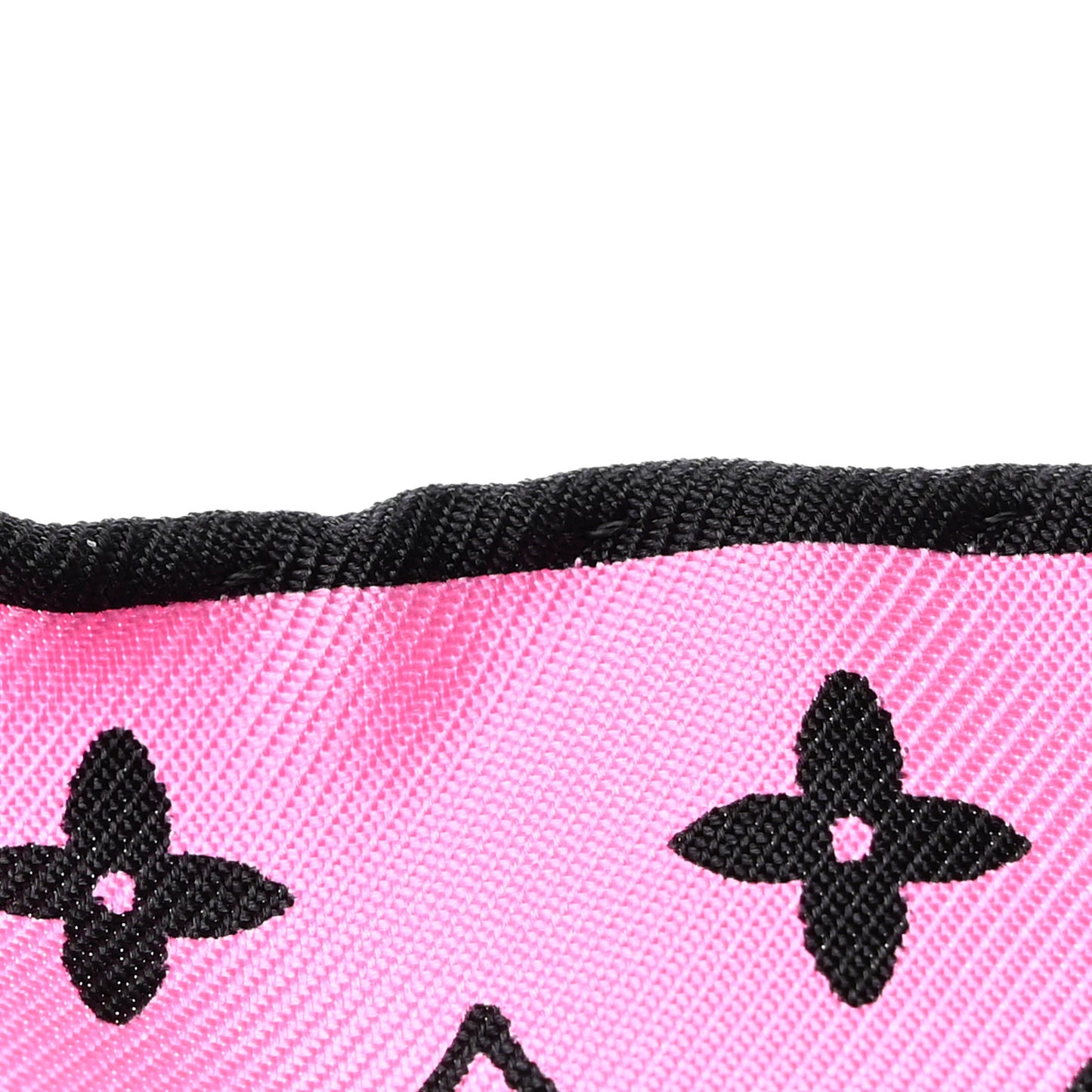 Silk Monogram Confidential Square Scarf Black