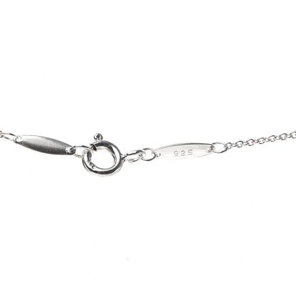 Tiffany Sterling Silver 12mm Elsa Peretti Bean Pendant Necklace 4 of 5