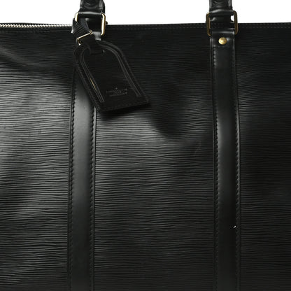 Louis Vuitton Epi Keepall 50 Black 7 of 9