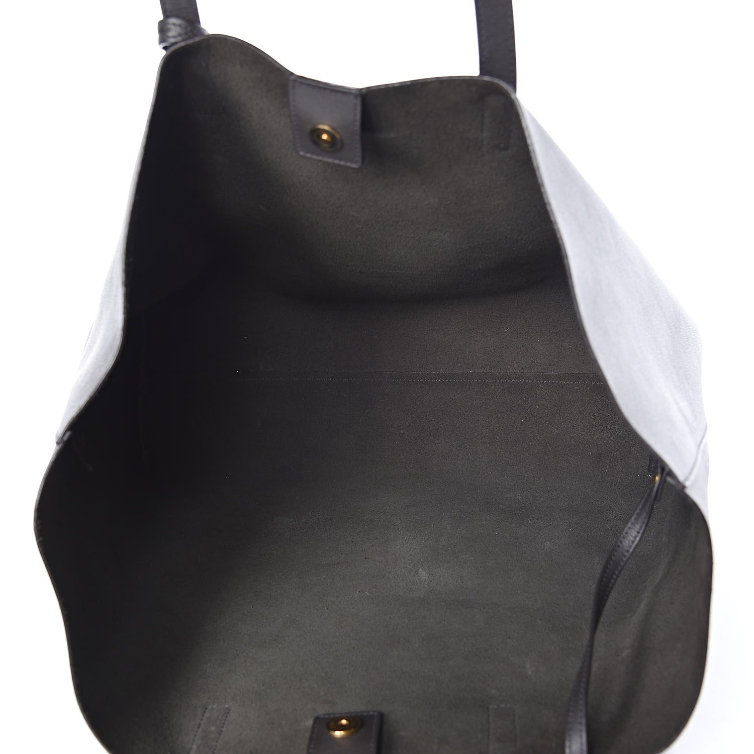Saint Laurent Calfskin Large Shopping Tote Dark Grey 6 of 21