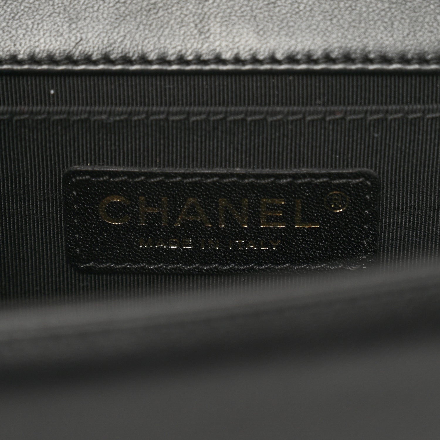 Chanel Lambskin Quilted Medium Boy Flap Black 6 of 13