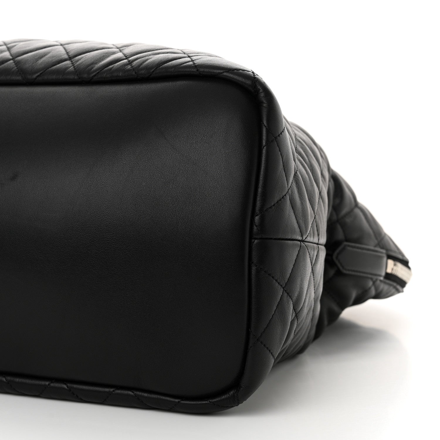 Saint Laurent Calfskin Quilted ES Giant Travel Bag Black 10 of 13