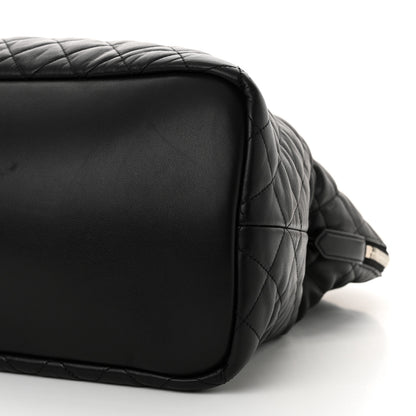 Saint Laurent Calfskin Quilted ES Giant Travel Bag Black 10 of 13