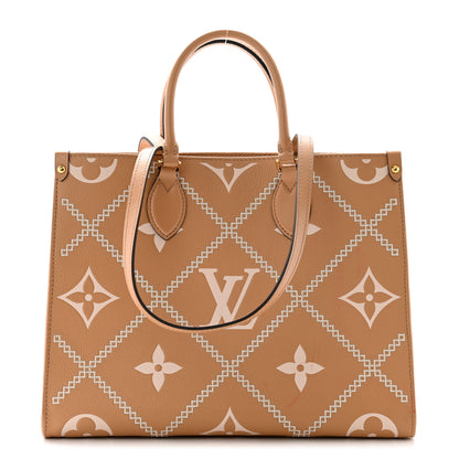 Louis Vuitton Empreinte Monogram Giant Broderies Onthego MM Arizona 1 of 10