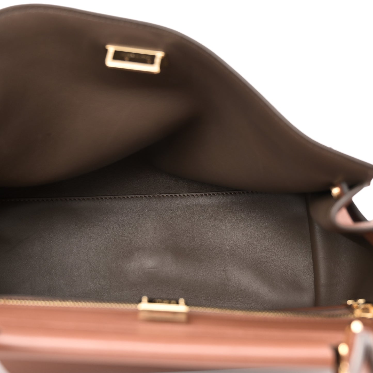 DOLCE GABBANA Vitello Morbido Large Sicily 62 Bag Brown