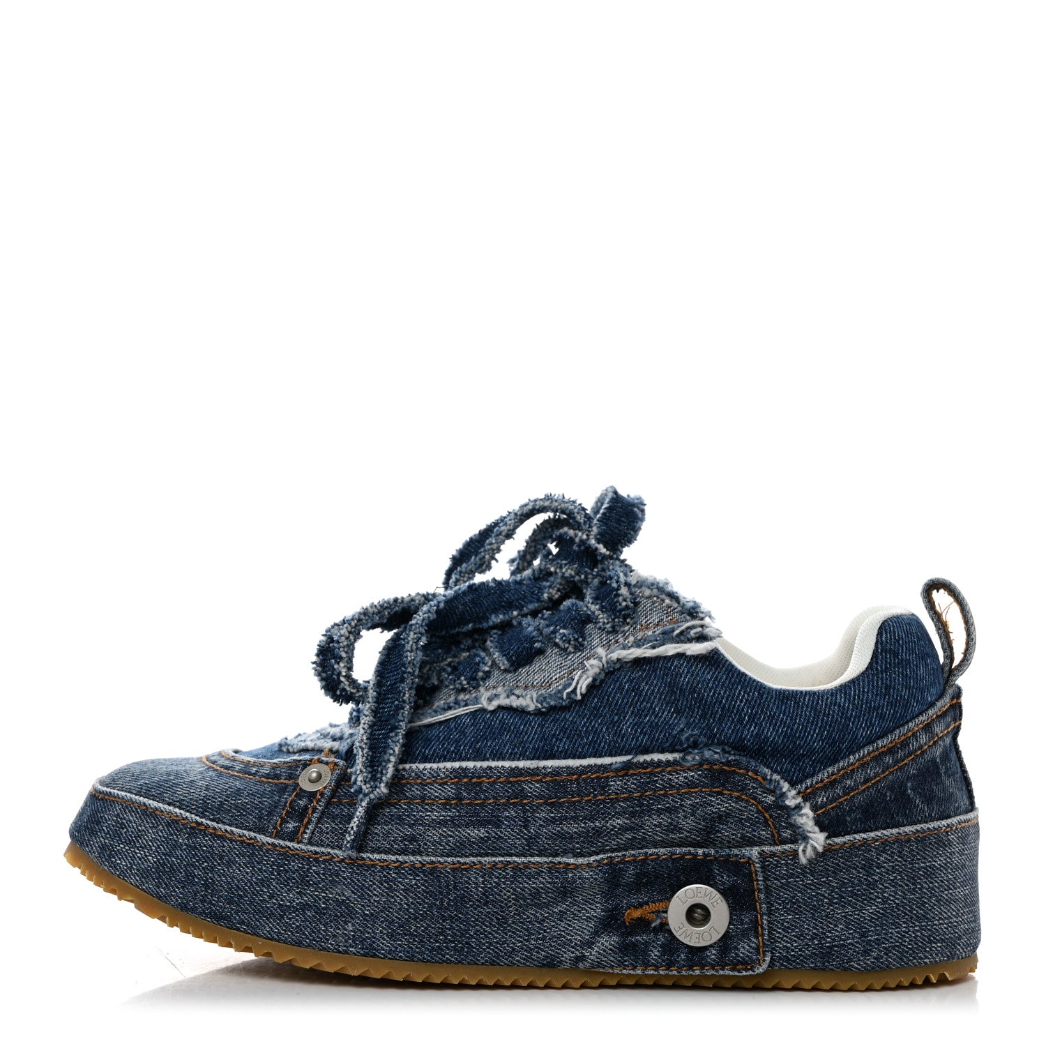 Loewe Deconstructed Denim Sneakers 37 Blue 1 of 7