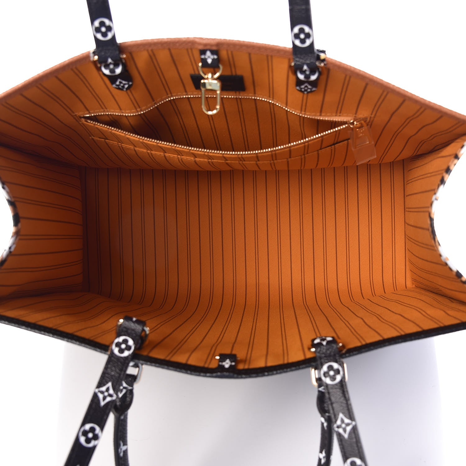 Louis Vuitton Monogram Giant Jungle Onthego GM Black 5 of 9