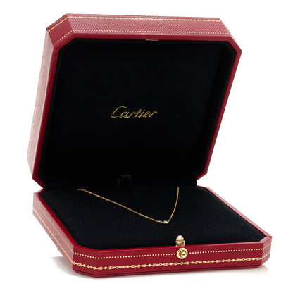 Cartier 18K Yellow Gold Diamond XS D'Amour Pendant Necklace 6 of 6
