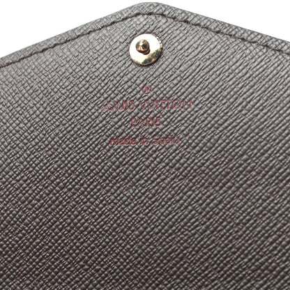 Louis Vuitton Damier Ebene Sarah Wallet NM 6 of 7