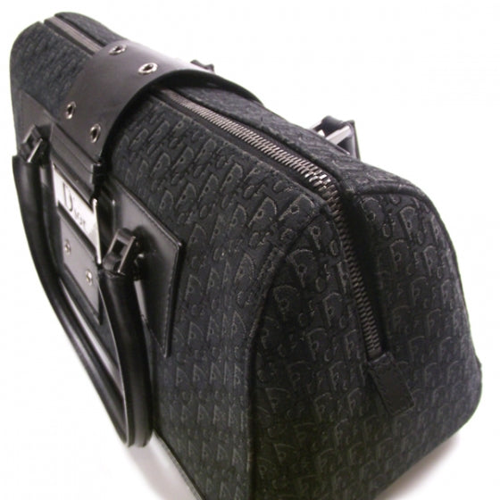 Christian Dior Monogram Bowler Tote Black 11 of 11