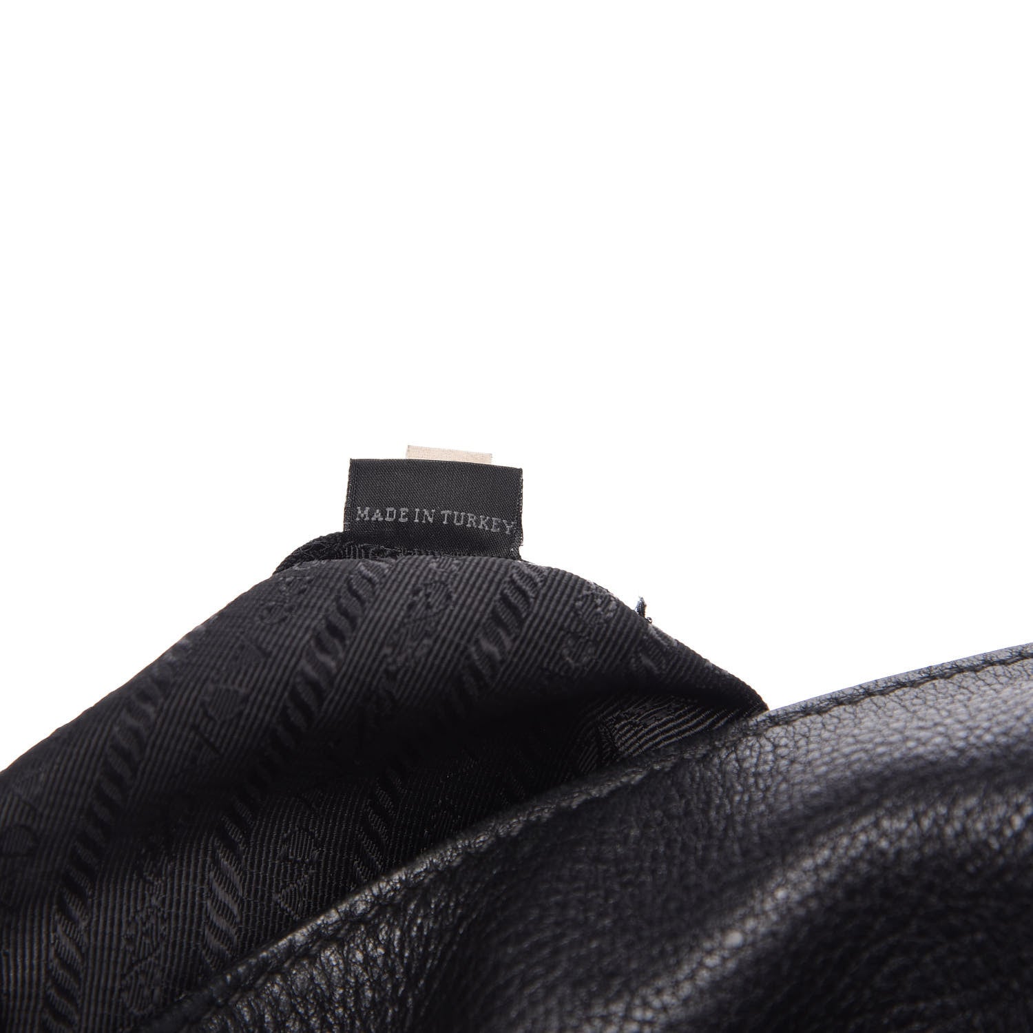 Prada Vitello Daino Side Zip Pocket Hobo Black 9 of 15