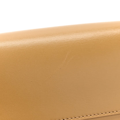 Saint Laurent Smooth Calfskin Mini Manhattan Shoulder Bag Natural Tan 12 of 12