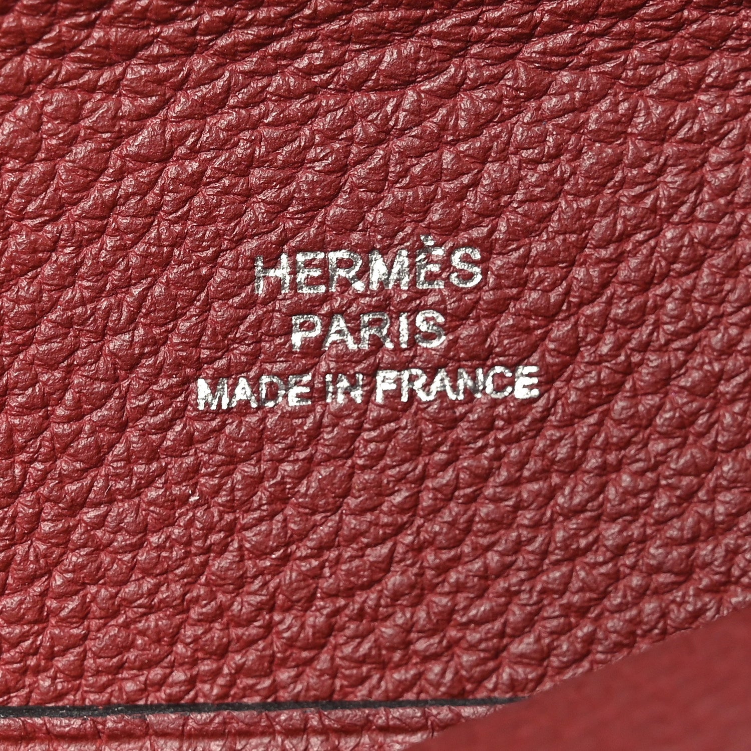 Hermes Togo Videpoches Rouge H 5 of 9