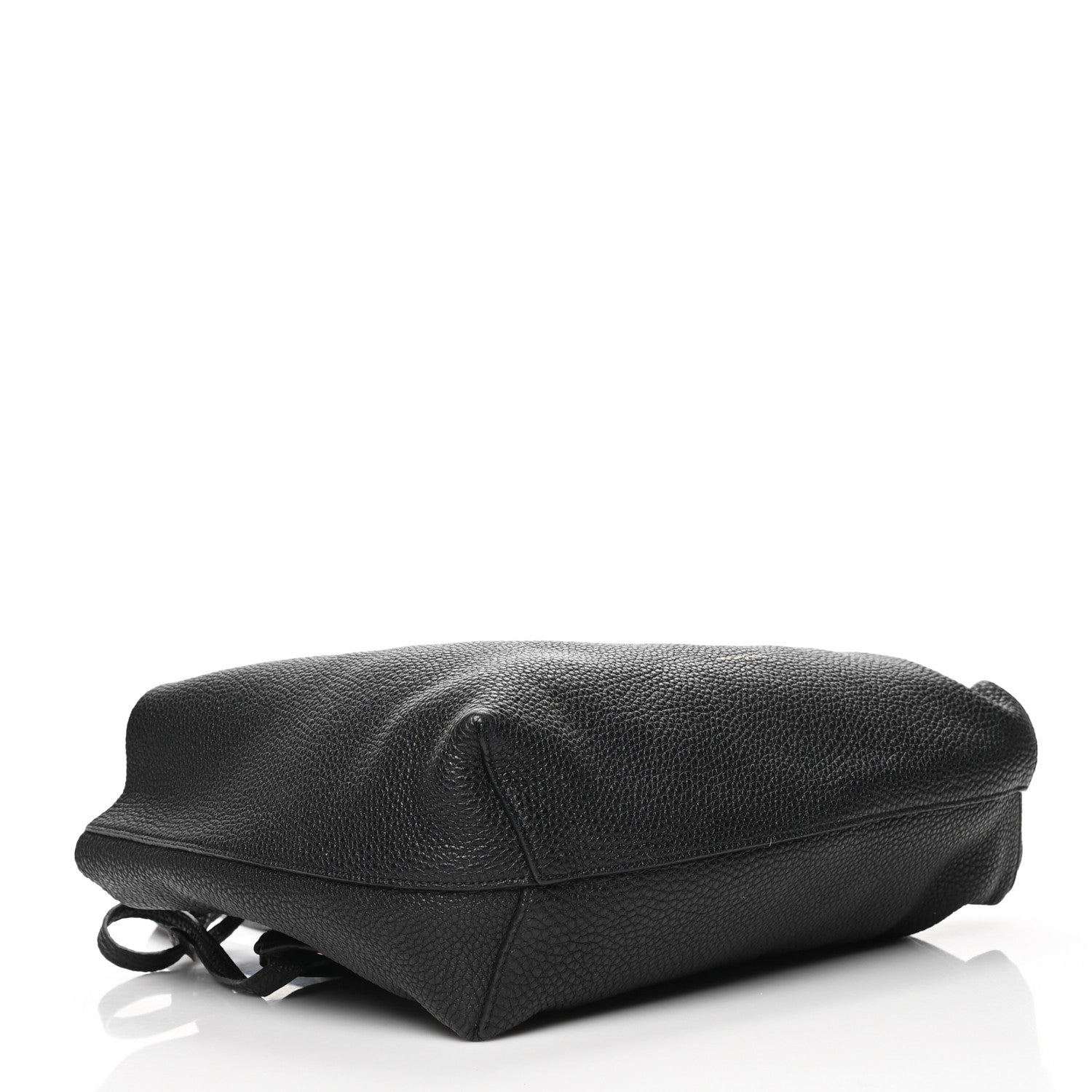 Mansur Gavriel Calfskin Small Shopping Tote Black Gold 5 of 9