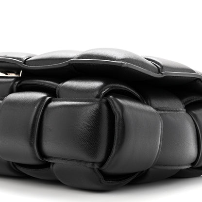 Bottega Veneta Lambskin Maxi Intreccio Padded Chain Cassette Crossbody Bag Black 10 of 10