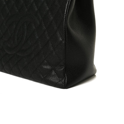 Chanel Caviar Quilted Grand Shopping Tote GST Black 8 of 14