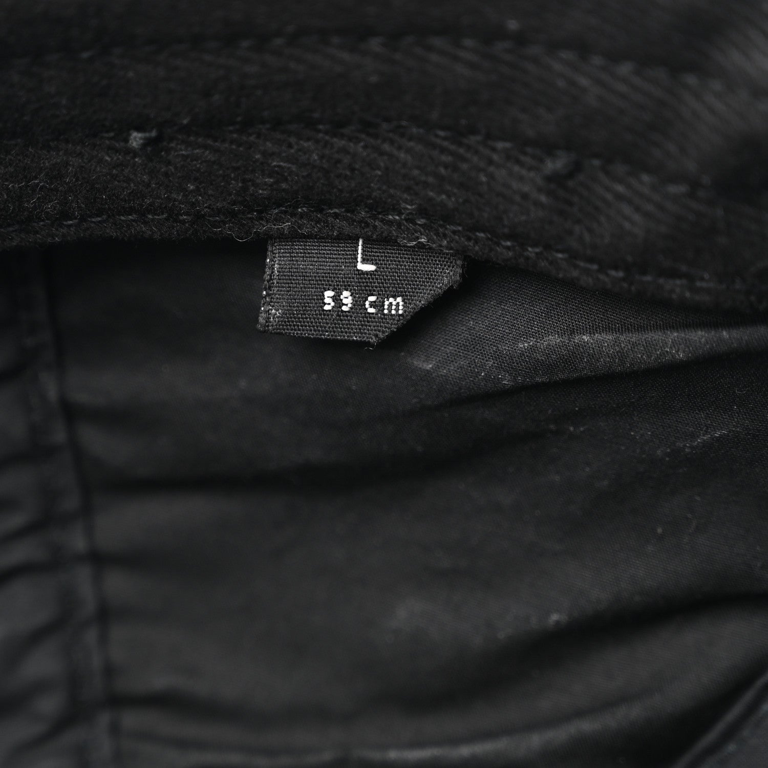 Balenciaga Cotton Cap Hat L  Black 7 of 8