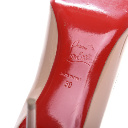 Christian Louboutin Patent Clare 80 Pumps 39 Nude 9 of 12