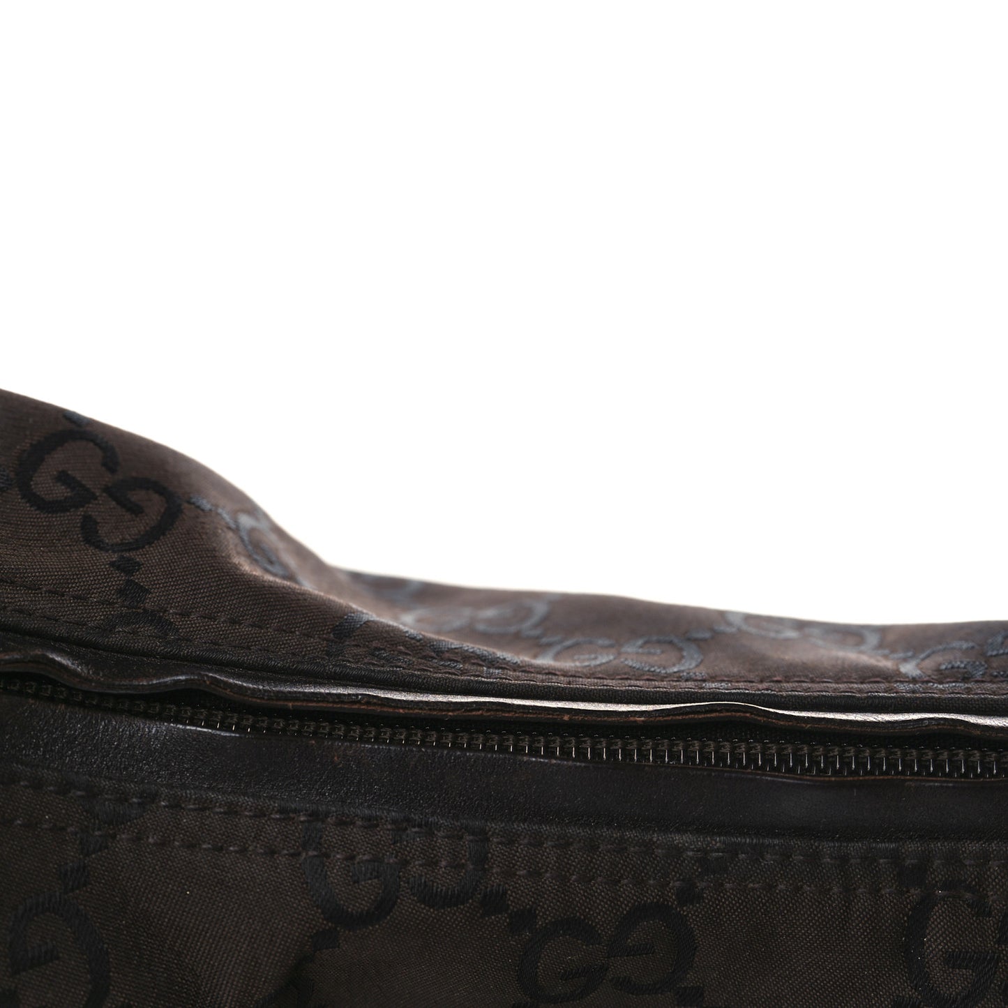 Nylon Monogram Hobo Dark Brown