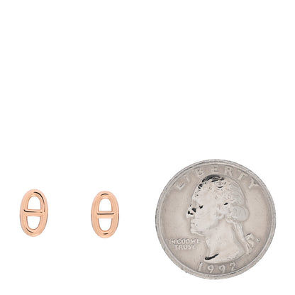 Hermes 18K Rose Gold TPM Farandole Stud Earrings 2 of 6