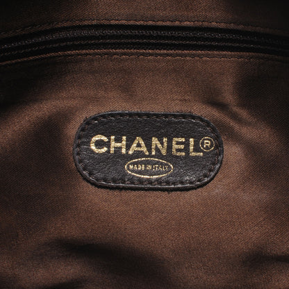 Chanel Suede Large CC Shoulder Bag Brown 6 of 9