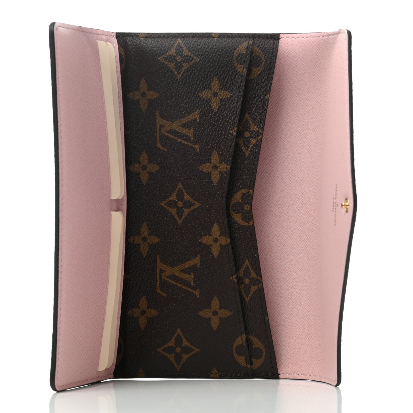 Monogram Josephine Wallet Rose Ballerine