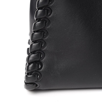 Fendi Nappa Lace Up Mini Peekaboo Iconic Satchel Black 13 of 13
