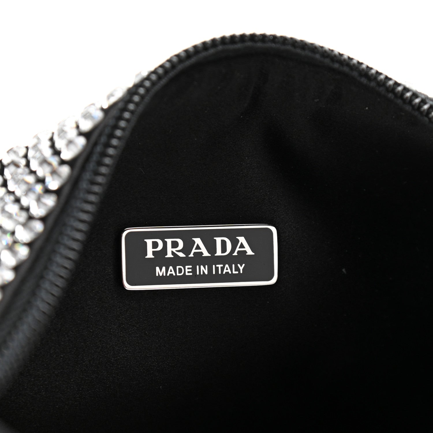 Prada Satin Crystal Mini Re-Edition 2000 Bag Cristal 6 of 9