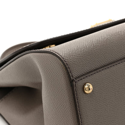 Dolce & Gabbana Dauphine Medium Miss Sicily Satchel Grey 9 of 10