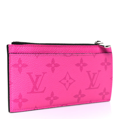 Louis Vuitton Taigarama Coin Card Holder Fuchsia 3 of 8