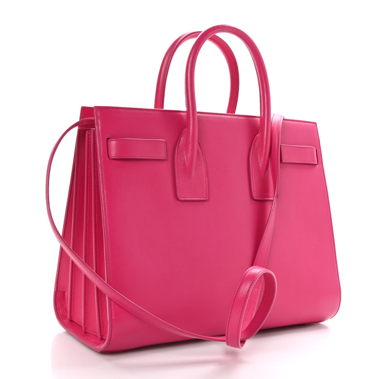Calfskin Small Sac De Jour Lipstick Fuchsia