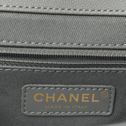 Chanel Caviar Quilted Small Business Affinity Flap Grey 7 of 10