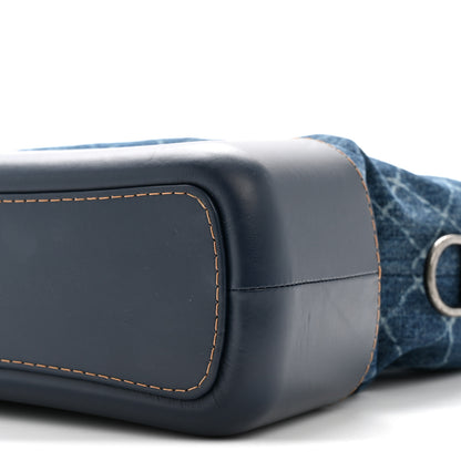 Chanel Denim Calfskin Medium Gabrielle Hobo Blue 10 of 13