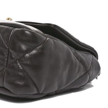 Chanel Lambskin Quilted Medium Chanel 19 Flap Dark Brown 10 of 10