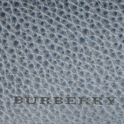 Burberry Grainy Leather Medium Shopper Steel Blue 3 of 11
