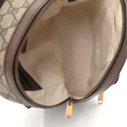 Gucci GG Supreme Monogram Calfskin Web Small Ophidia Day Backpack Beige Ebony New Acero 5 of 12