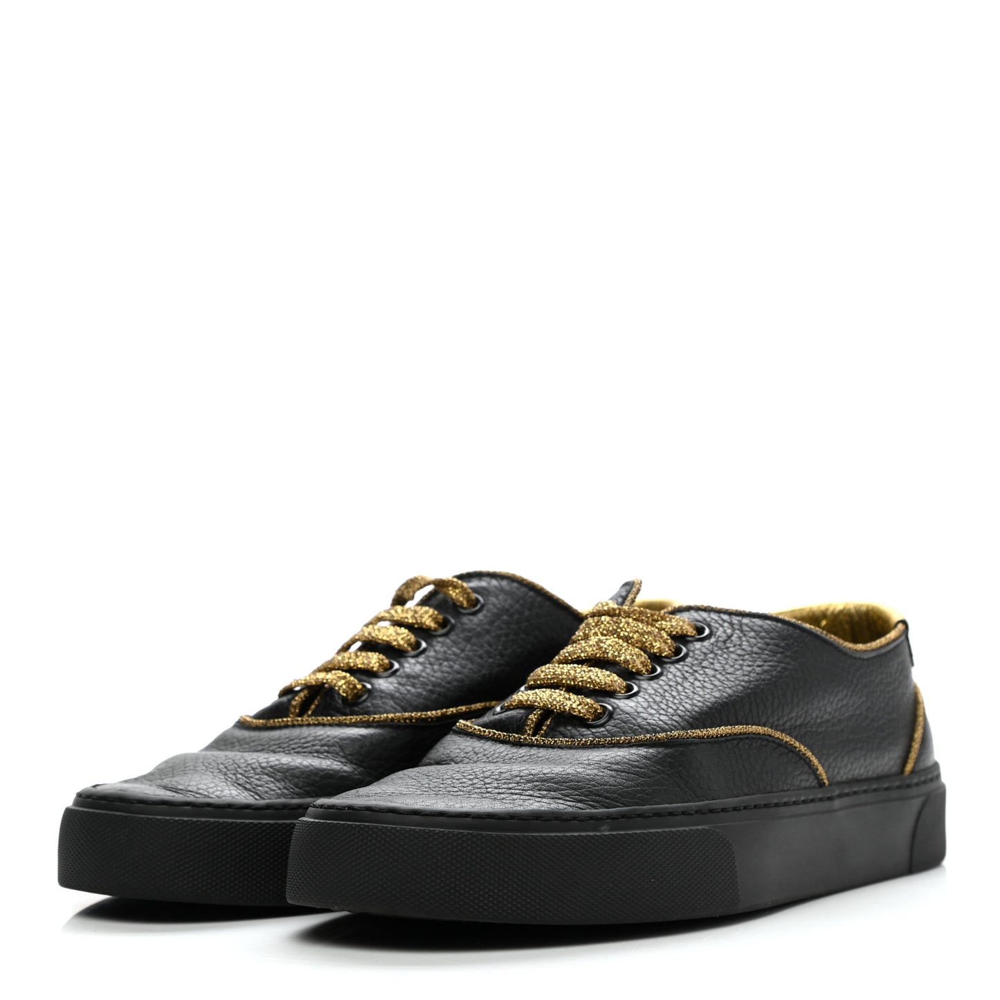 Nappa Venice Sneakers 37 Black Gold