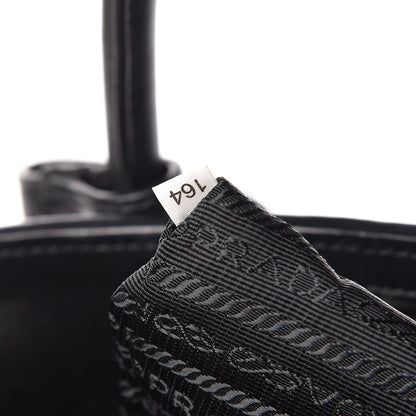 Prada Soft Calfskin Shopping Tote Black 11 of 12