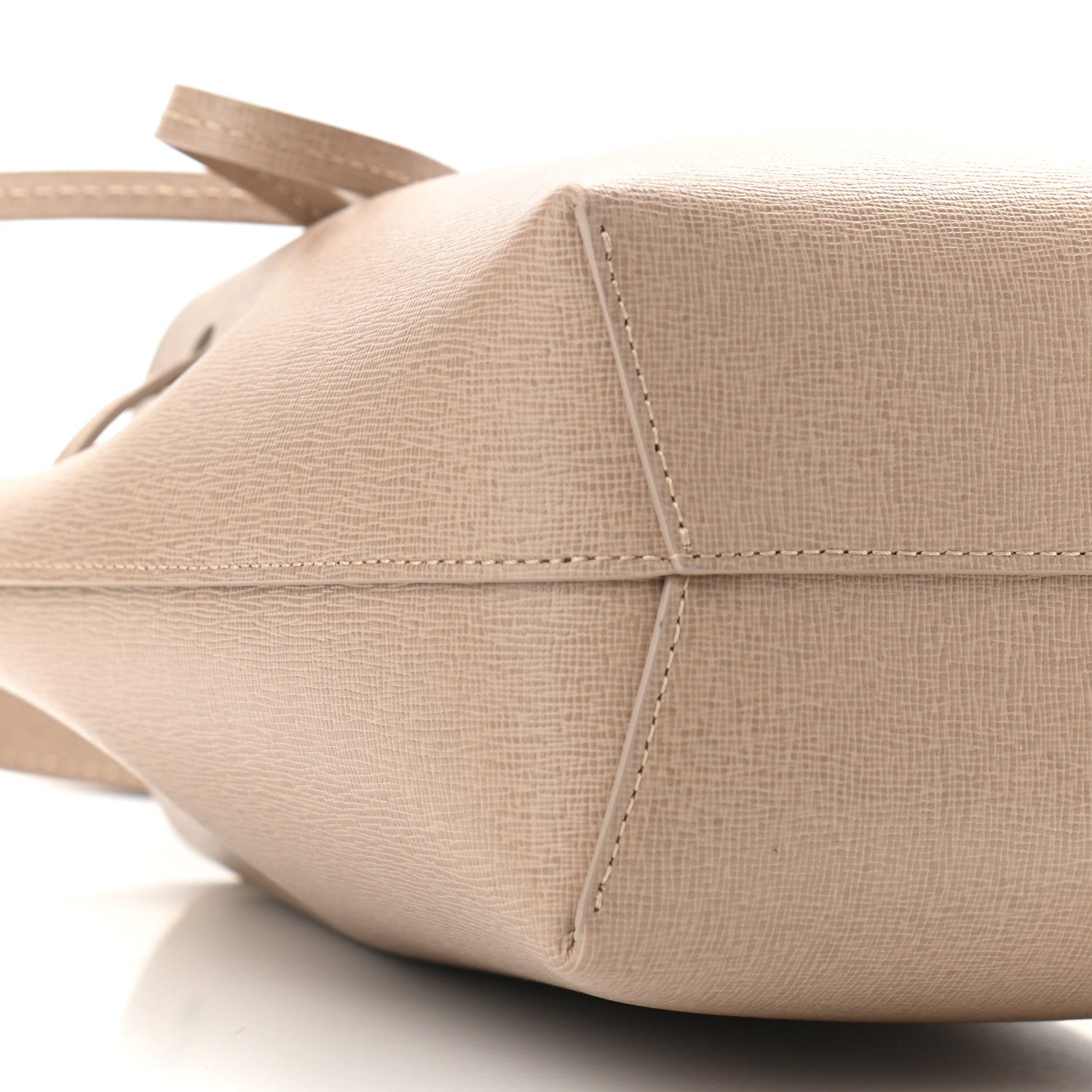 Mansur Gavriel Saffiano Mini Bucket Bag Elefante 8 of 9