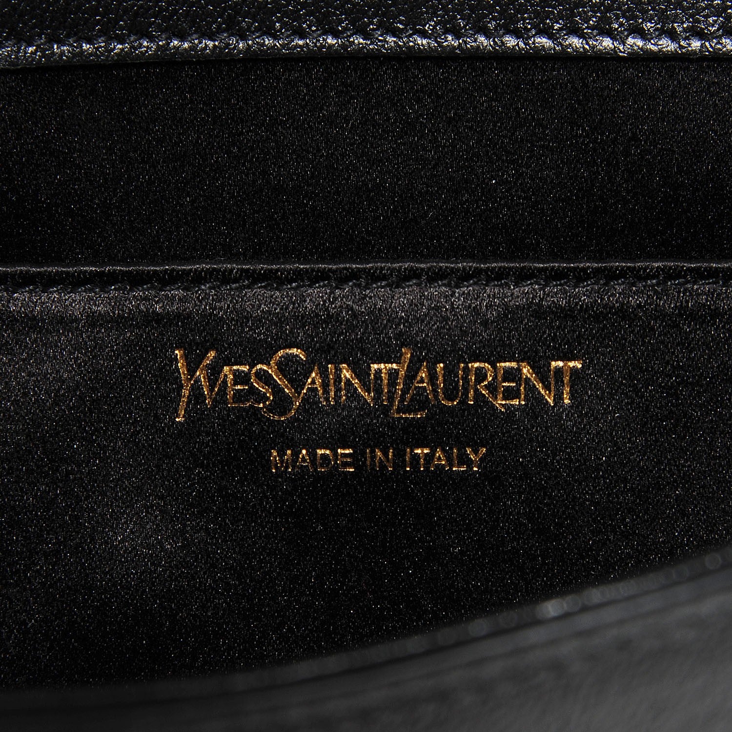 Saint Laurent Calfskin Monogram Large Belle De Jour Clutch Black 5 of 7