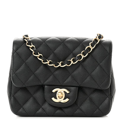 Chanel Caviar Quilted Mini Square Flap Black 1 of 12