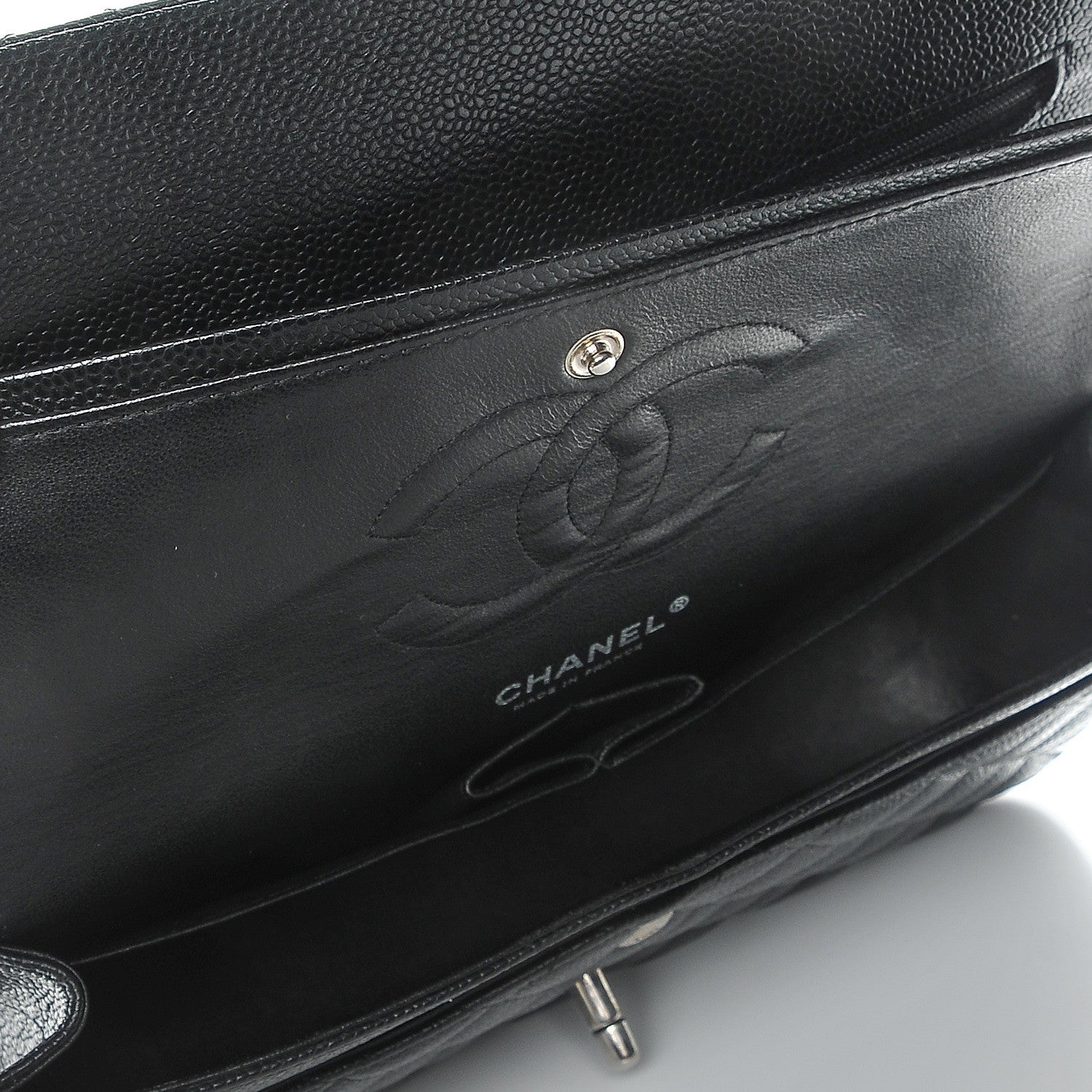 Chanel Caviar Quilted Medium Double Flap Black 5 of 7