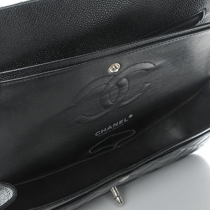 Chanel Caviar Quilted Medium Double Flap Black 5 of 7