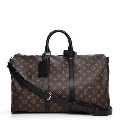 Louis Vuitton Monogram Macassar Keepall Bandouliere 45 1 of 7