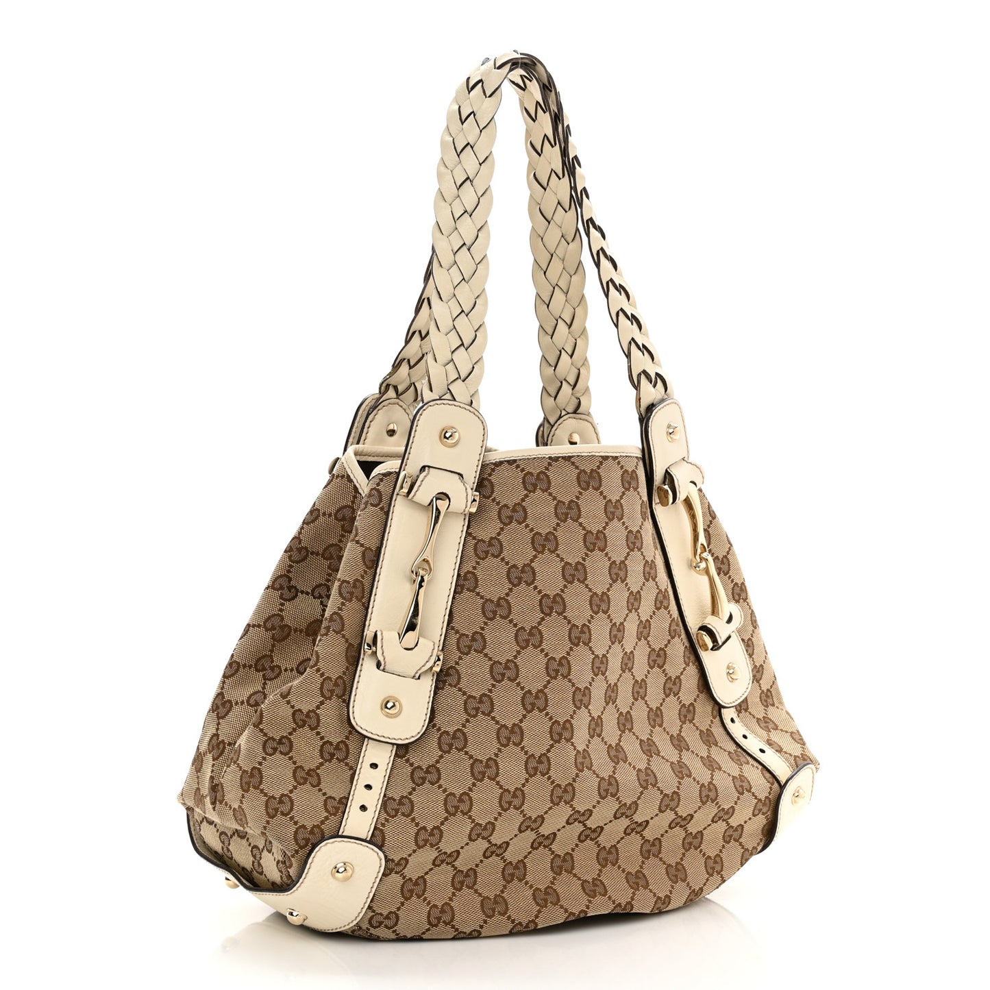 Monogram Small Pelham Shoulder Bag Off White